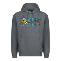 Rock camping is my kitchen with wine Premium Hoodie - texasbilliewilder