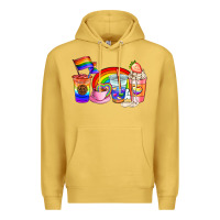 Antique Gold pride coffee cups Premium Hoodie - AdoDesignShop
