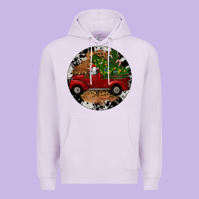 Premium Hoodie Farm Truck Christmas