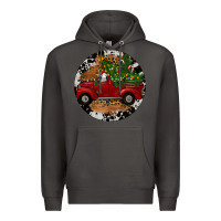 Smoke Farm Truck Christmas Premium Hoodie - RanaPortraitStore