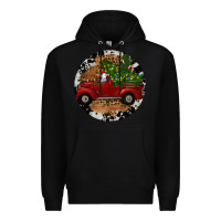 Black Farm Truck Christmas Premium Hoodie - RanaPortraitStore
