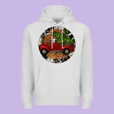 Premium Hoodie Farm Truck Christmas
