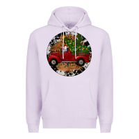 Lilac Farm Truck Christmas Premium Hoodie - RanaPortraitStore