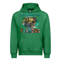 Emerald i'd rather be fishing Urban Hoodie - RanaPortraitStore