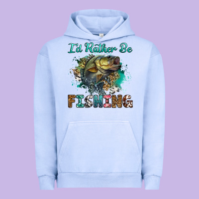 Urban Hoodie i'd rather be fishing