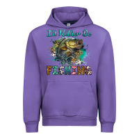 Tulip i'd rather be fishing Urban Hoodie - RanaPortraitStore