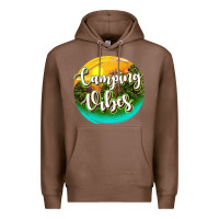 Chestnut camping vibes Premium Hoodie - texasbilliewilder