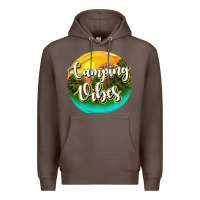 Coffee camping vibes Premium Hoodie - texasbilliewilder