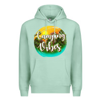 Seafoam camping vibes Premium Hoodie - texasbilliewilder