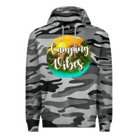 Slate Camo camping vibes Premium Hoodie - texasbilliewilder