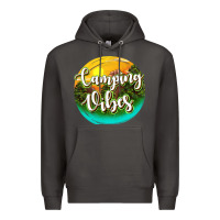 Smoke camping vibes Premium Hoodie - texasbilliewilder
