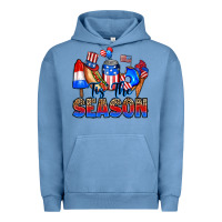 Pigment Pebble Blue tis' the season Urban Hoodie - RanaPortraitStore