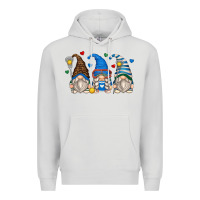 Dove Grey lacrosse gnomes Premium Hoodie - Zillion Design Studio