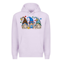 Lilac lacrosse gnomes Premium Hoodie - Zillion Design Studio