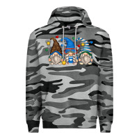 Slate Camo lacrosse gnomes Premium Hoodie - Zillion Design Studio