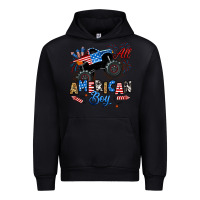 Black fourth of july monster truck all american boy Urban Hoodie - RanaPortraitStore