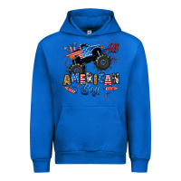 Cobalt fourth of july monster truck all american boy Urban Hoodie - RanaPortraitStore