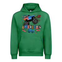 Emerald fourth of july monster truck all american boy Urban Hoodie - RanaPortraitStore