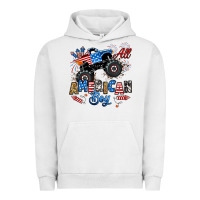 Pigment Lunar Rock fourth of july monster truck all american boy Urban Hoodie - RanaPortraitStore