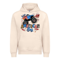 Sandshell fourth of july monster truck all american boy Urban Hoodie - RanaPortraitStore