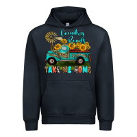 Navy country roads take me home Urban Hoodie - RanaPortraitStore