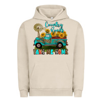 Pigment French Oak country roads take me home Urban Hoodie - RanaPortraitStore