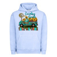 Pigment Grape Ice country roads take me home Urban Hoodie - RanaPortraitStore