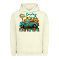 Pigment Pistachio country roads take me home Urban Hoodie - RanaPortraitStore