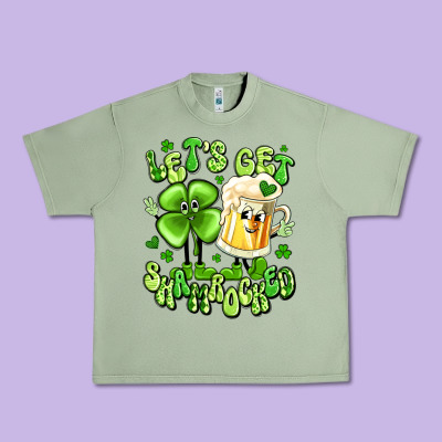 Let's Get Shamrocked Urban Heavy Tee Designed By Artiststas