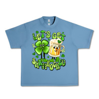 Pebble Blue let's get shamrocked Urban Heavy Tee - Artiststas