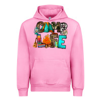 Fuchsia Pink camp life Urban Hoodie - RanaPortraitStore