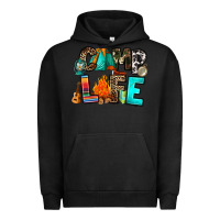 Pigment Black camp life Urban Hoodie - RanaPortraitStore