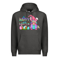 Charcoal Heather happy easter gnomes Premium Hoodie - Zillion Design Studio