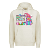 Oatmeal Heather happy easter gnomes Premium Hoodie - Zillion Design Studio