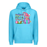 Ocean Blue happy easter gnomes Premium Hoodie - Zillion Design Studio