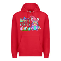 Red happy easter gnomes Premium Hoodie - Zillion Design Studio