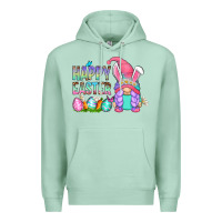 Seafoam happy easter gnomes Premium Hoodie - Zillion Design Studio