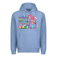 Colony Blue happy easter gnomes Premium Hoodie - Zillion Design Studio