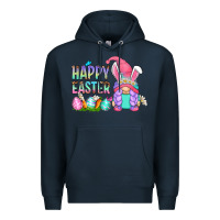 Navy happy easter gnomes Premium Hoodie - Zillion Design Studio