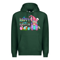 Sports Green happy easter gnomes Premium Hoodie - Zillion Design Studio