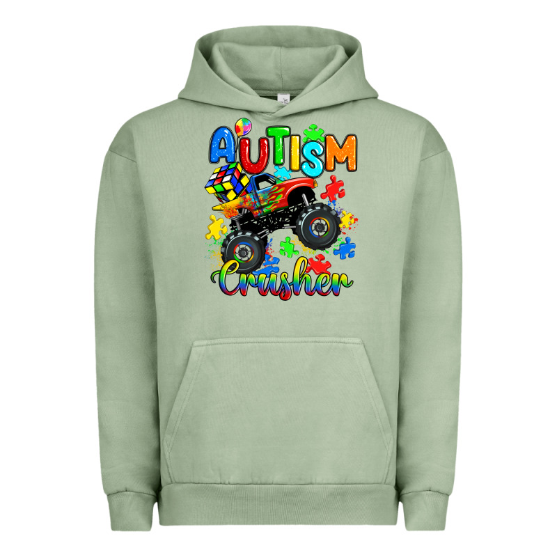 Autism Crusher Urban Hoodie by RanaPortraitStore | Teevron