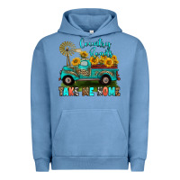 Pigment Pebble Blue country roads take me home Urban Hoodie - RanaPortraitStore