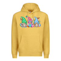 Antique Gold easter gnomes Premium Hoodie - Zillion Design Studio