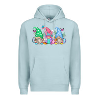 Blue Mist easter gnomes Premium Hoodie - Zillion Design Studio