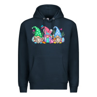 Navy easter gnomes Premium Hoodie - Zillion Design Studio