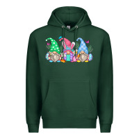 Sports Green easter gnomes Premium Hoodie - Zillion Design Studio