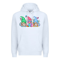 White easter gnomes Premium Hoodie - Zillion Design Studio