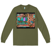 Army Green nail hustler tumbler Long Sleeve Tee - BarkalooDesign