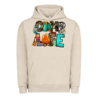 Pigment French Oak camp life Urban Hoodie - RanaPortraitStore
