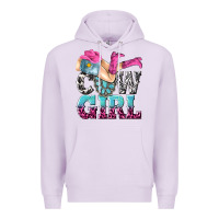 Lilac cow girl Premium Hoodie - texasbilliewilder